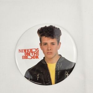 1989 Joey McIntyre New Kids on the Block Button Badge
